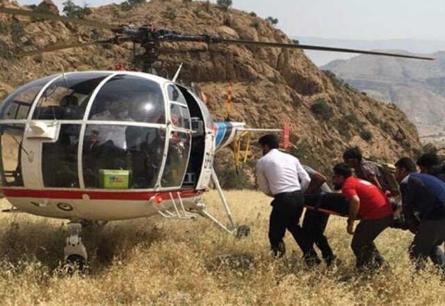 نجات جان مرد باشتی مصدوم در ارتفاعات در انتظار بالگرد هوایی / جان یک انسان در گرو تدبیر مسئولین